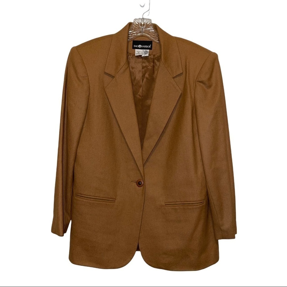 Sag Harbor 100% Wool Man Coat Size 8